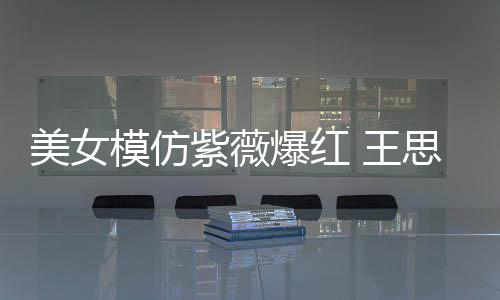 爆红 王美女模仿狂刷紫薇礼物思聪